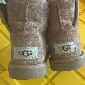 UGG Tan Suede Ankle Boots